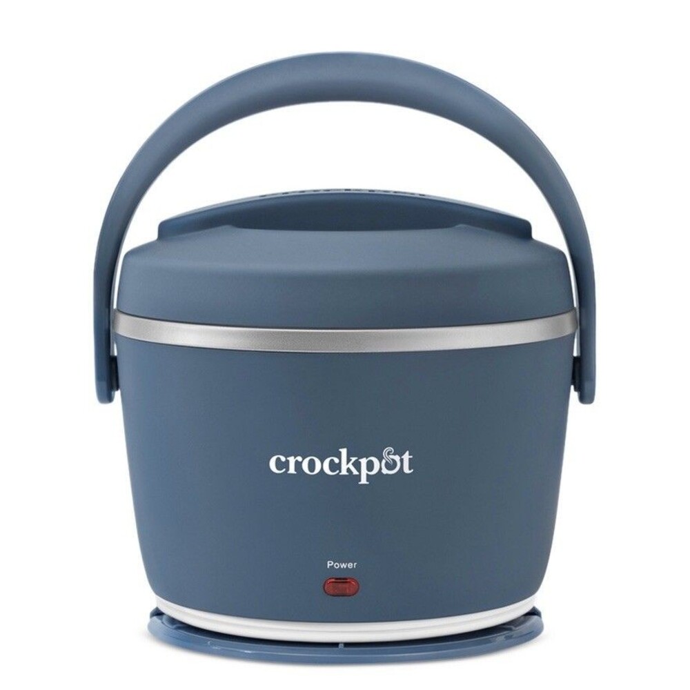 Crock-Pot 20 oz Portable Food Warmer 20oz Lunch Crock Sphinx Personal Blue